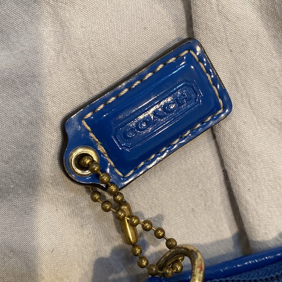 EUC Coach Large Wristlet Signature Canvas & Leather - Picture 8 of 12